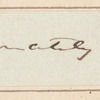 Alexander Slidell Mackenzie clipped autograph