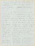 Ralph Waldo Emerson letter to E.A. Duyckinck