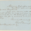 Letter to E.A. Duyckinck