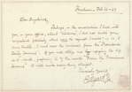 Edgar Allan Poe letter to E.A. Duyckinck