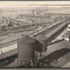 West Side Highway and Piers 95-96-97-98, Looking west from roof of 619 West 54th Street