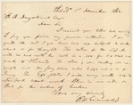 Rufus Wilmot Griswold letter to E.A. Duyckinck