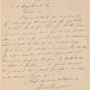 Letter to E.A. Duyckinck
