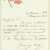 Letter to E.A. Duyckinck