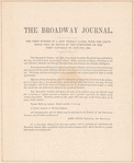 Letter to E.A. Duyckinck (inside flyer)