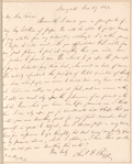Letter to E.A. Duyckinck (inside flyer)