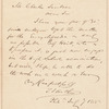 Letter to Charles Scribner