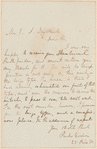 Parke Godwin letter to E.A. Duyckinck