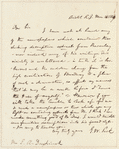 George W. Peck letter to E.A. Duyckinck