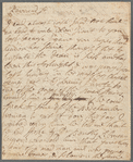 Letter from Susanna Centlivre to Rev. [Joshua] Barnes
