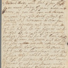 Letter from Susanna Centlivre to Rev. [Joshua] Barnes