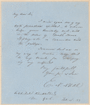 Elisha Kent Kane letter to Archibald Russell