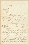 Donald G. Mitchell letter to Mr. Scribner