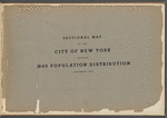Sectional map of the City of New York, showing 1940 population distribution [title page]