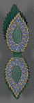 Miniature leaf-shaped Qur’an ...