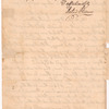 Letter from Peter Oliver to Thomas Hutchinson