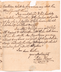 Letter from Peter Oliver to Thomas Hutchinson