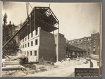American Museum of Natural History, East Wing construction