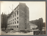 American Museum of Natural History, East Wing construction