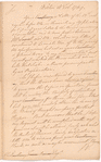 Letter from S. Venner to Francis Bernard