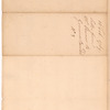 Letter from S. Venner to Francis Bernard