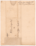 Letter from John Boylston to William Cooper
