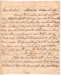 Letter from Peter Oliver to Thomas Hutchinson