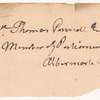 Letter from William Cooper to Thomas Pownall