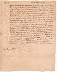 Letter to John Hancock