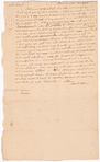 Letter to Josiah Williams