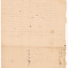 Letter to Josiah Williams