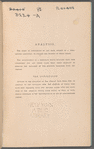 The African's right to citizenship, [second page (unpaginated), beginning with "Analysis"]