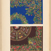 Table covers, from designs by a Miss A Carey exhibited in H & T Woods of London