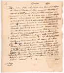 Letter from Thomas Wendell to William Cooper