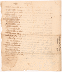 Letter from Thomas Wendell to William Cooper