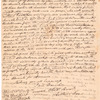 Letter from Arthur Lee