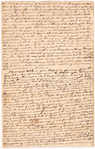 Letter from Arthur Lee