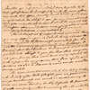 Letter from Arthur Lee