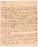 Letter from Arthur Lee