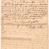 Letter from Arthur Lee
