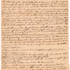 Letter from Arthur Lee