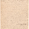Letter from Arthur Lee