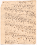 Letter from James Warren