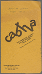 Informational pamphlet for The Connecticut Alliance of Black and Hispanic Visual Art exhibition at Studio Museum of Harlem