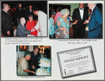 Informational pamphlet for a celebration in honor of the 90th birthday of Vivian Davidson Hewitt