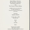 Event booklet for "Hatch-Billops Collection Tenth Anniversary Celebration"