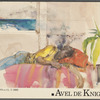 Postcard for "Avel De Knight, Images de Guadeloupe: A Personal View" exhibition at La Maison Francaise