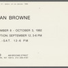 Postcard for Vivian Browne exhibition at SOHO20 Gallery