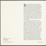 Leaflet for "Bill Hutson: Center Street Series" exhibition at Onyx Art Gallery