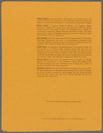 Leaflet announcing annual exhibion of the Coalition of Black Artists